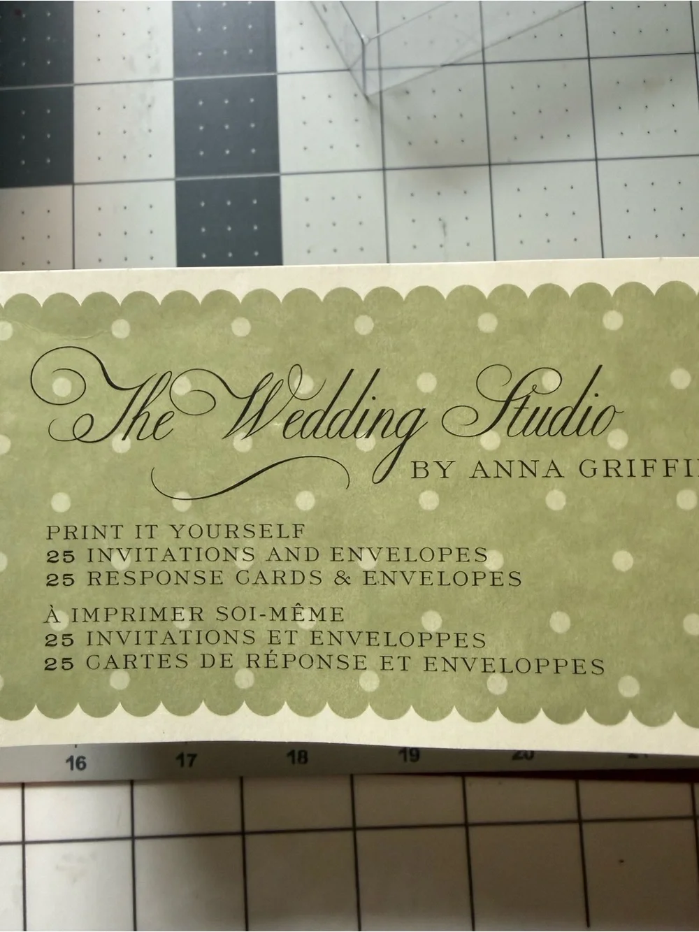 Soft Sage Floral Invitation Set of 25 Anna Griffin
